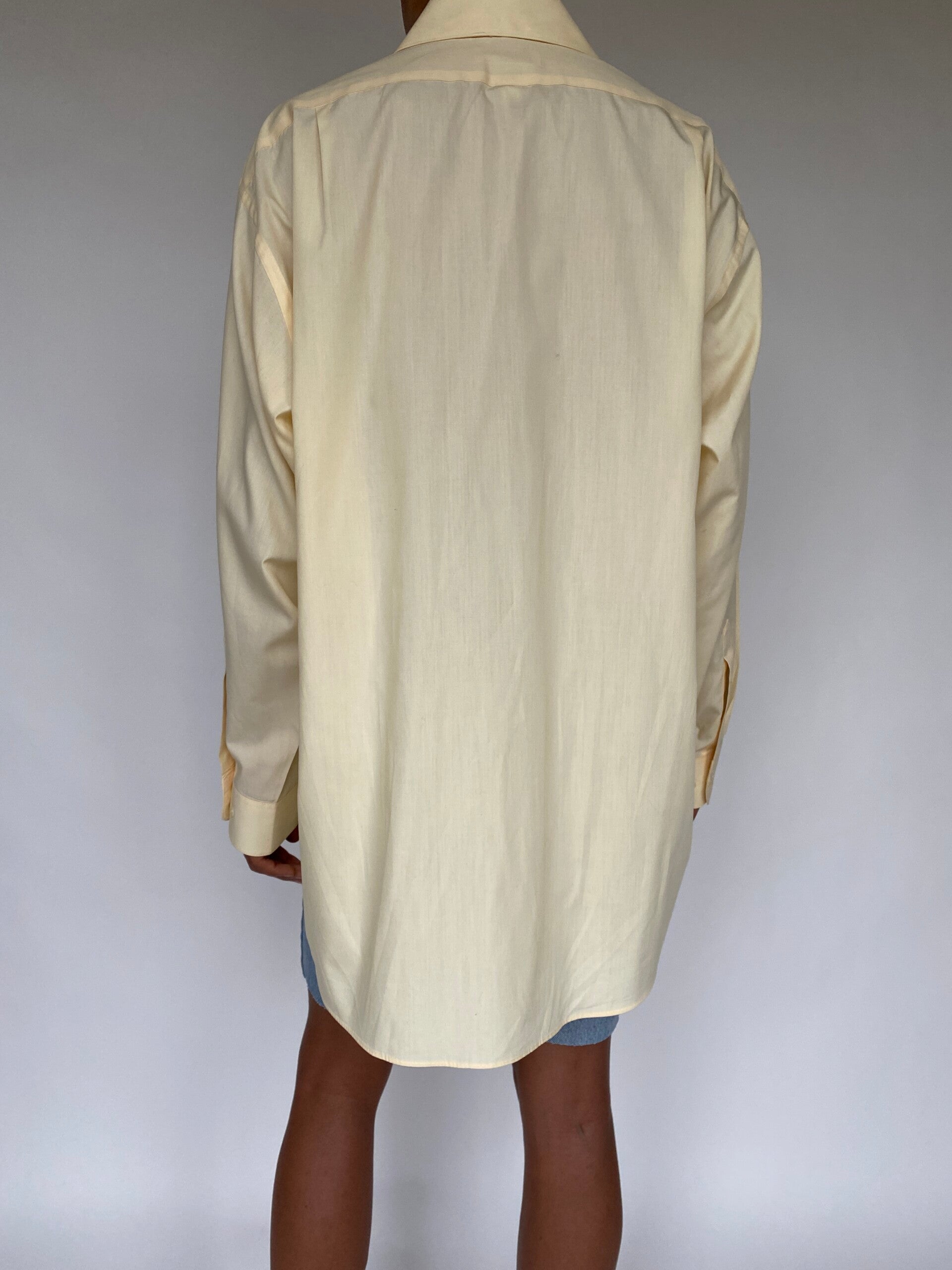 VINTAGE OVERSIZED YELLOW SHIRT 776-2