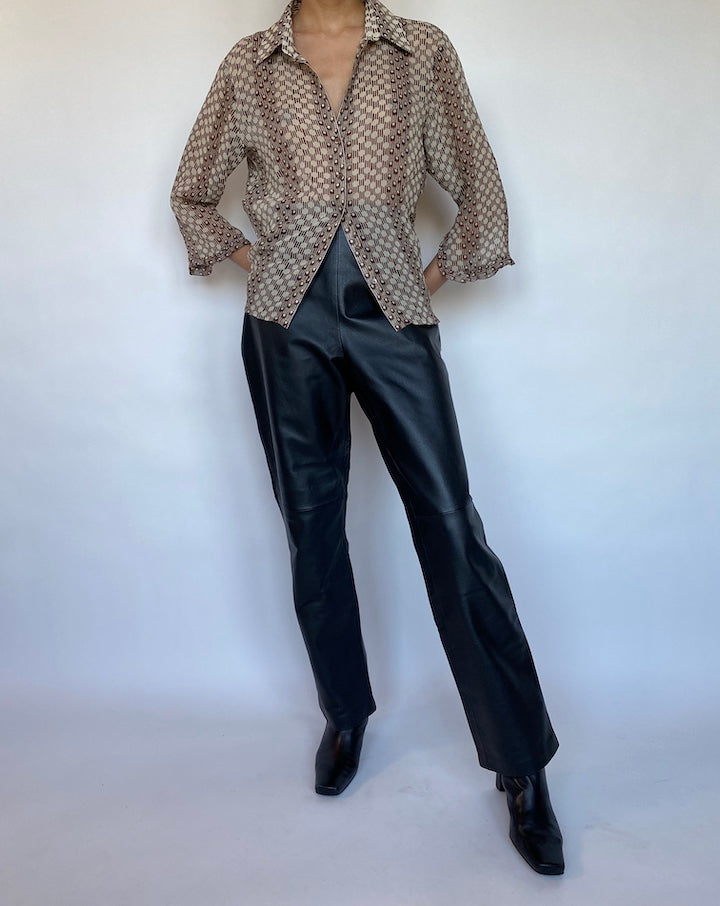 VINTAGE SILK BLOUSE 550-4