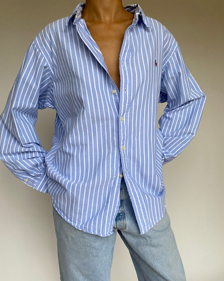 VINTAGE STRIPED RALPH LAUREN SHIRT 1012-4