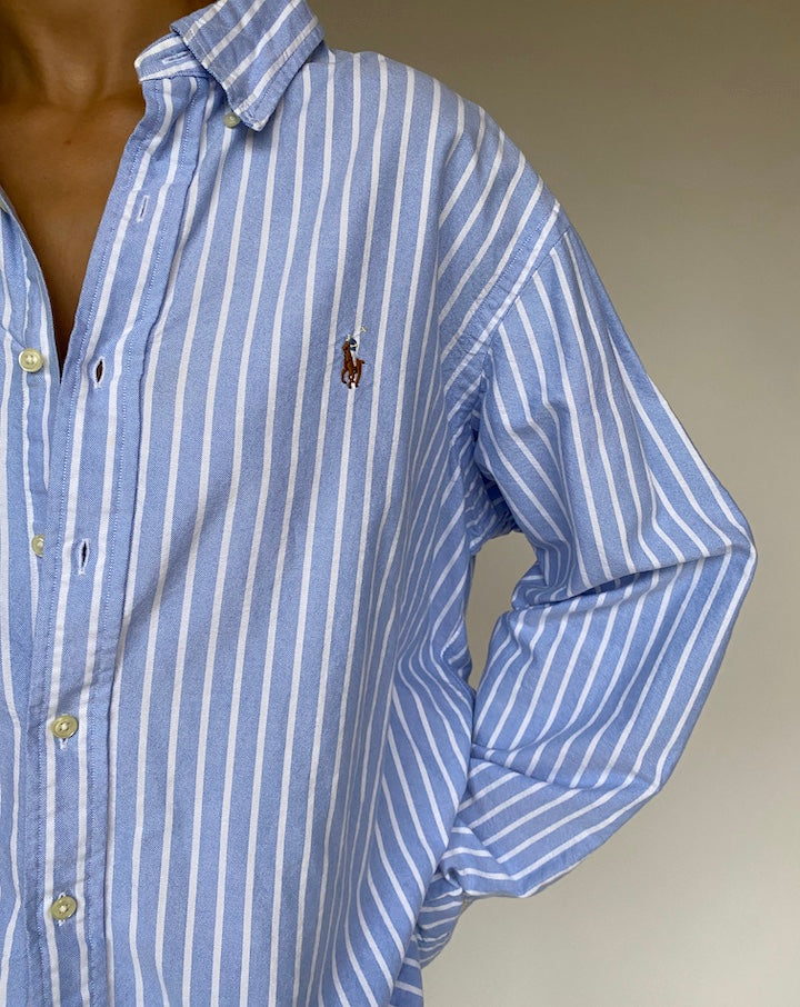 VINTAGE STRIPED RALPH LAUREN SHIRT 1012-5