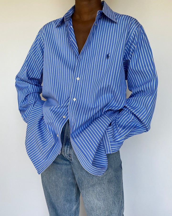 VINTAGE STRIPED RALPH LAUREN SHIRT 1160-3