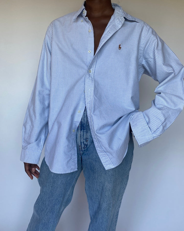 VINTAGE STRIPED RALPH LAUREN SHIRT 1316-2