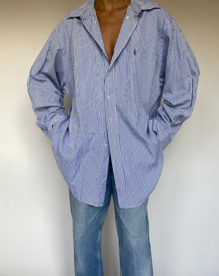 VINTAGE STRIPED RALPH LAUREN SHIRT 1358-2