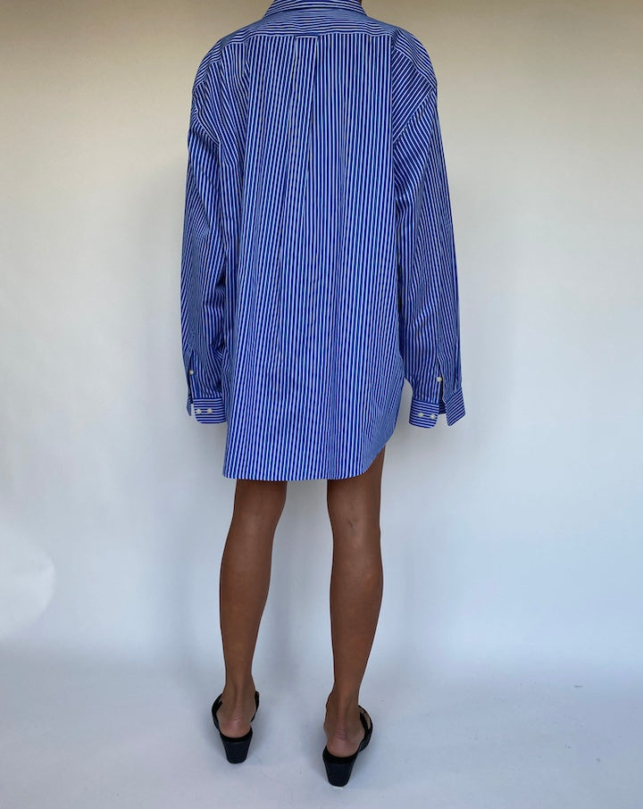VINTAGE STRIPED SHIRT DRESS 1073-2