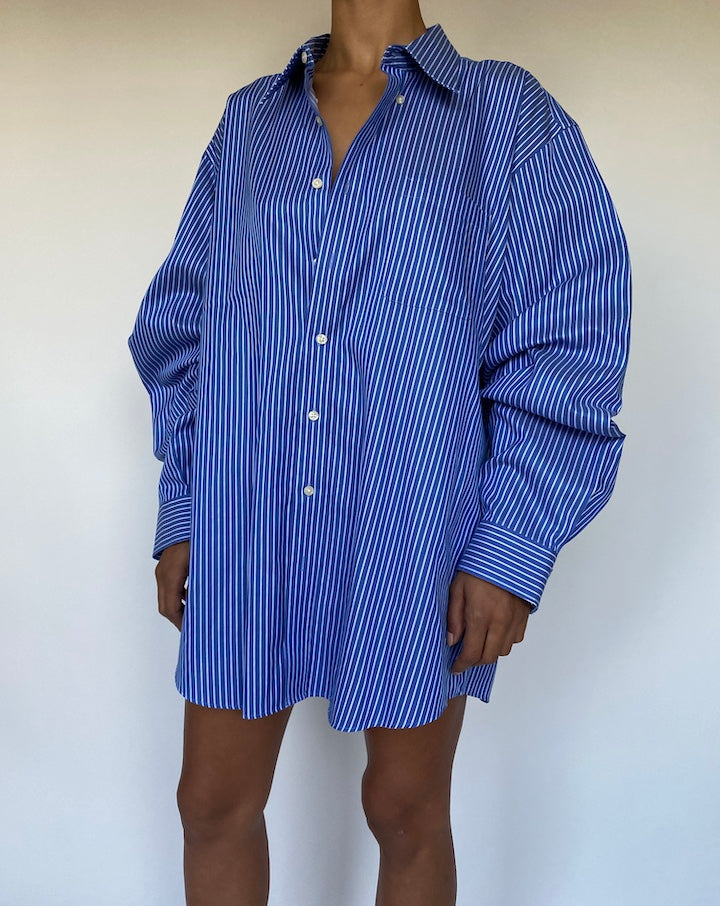 VINTAGE STRIPED SHIRT DRESS 1073-3