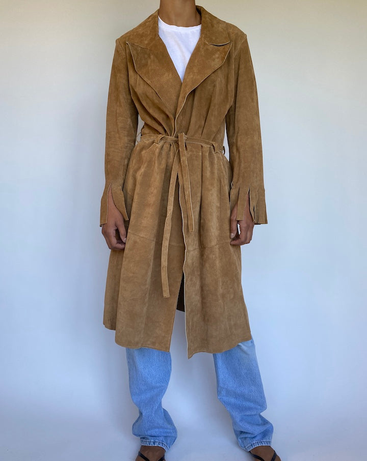 VINTAGE SUEDE COAT 980-3