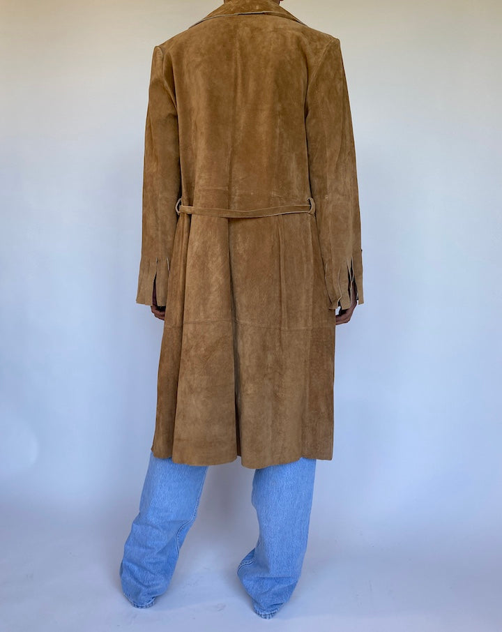 VINTAGE SUEDE COAT 980-4