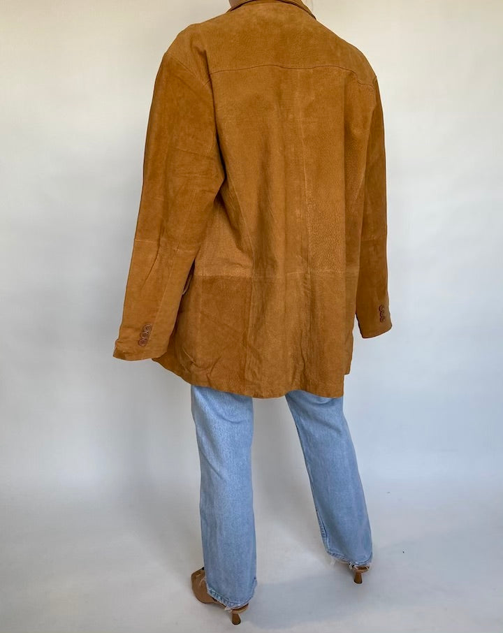 VINTAGE SUEDE LEATHER JACKET 032 3