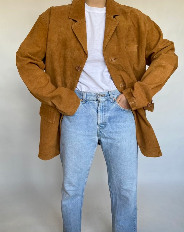 VINTAGE SUEDE LEATHER JACKET 032