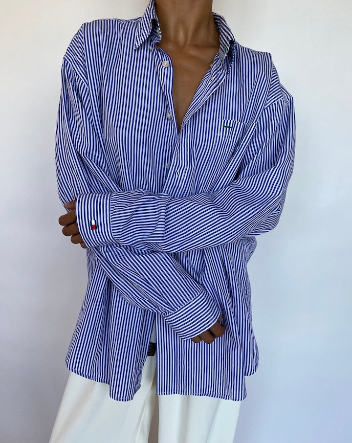 VINTAGE TOMMY HILFIGER STRIPED SHIRT 679-2