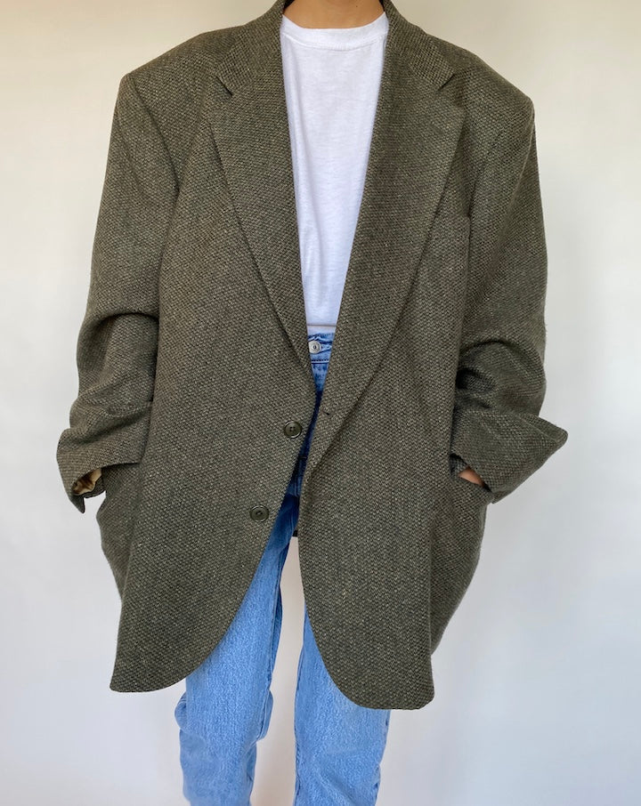 VINTAGE TWEED BLAZER 598-5