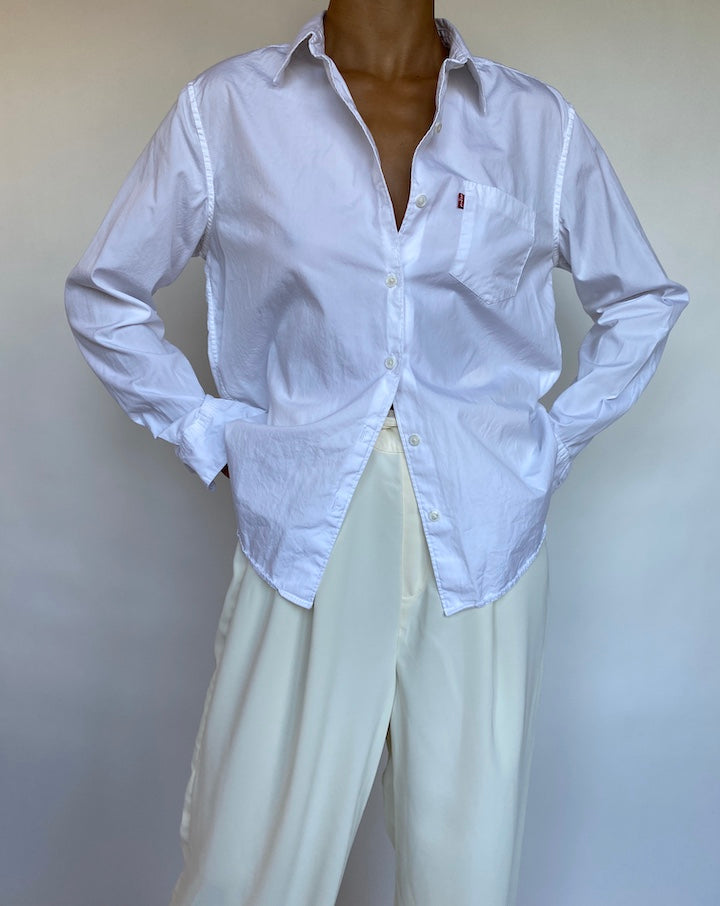 VINTAGE WHITE LEVIS SHIRT 683-3