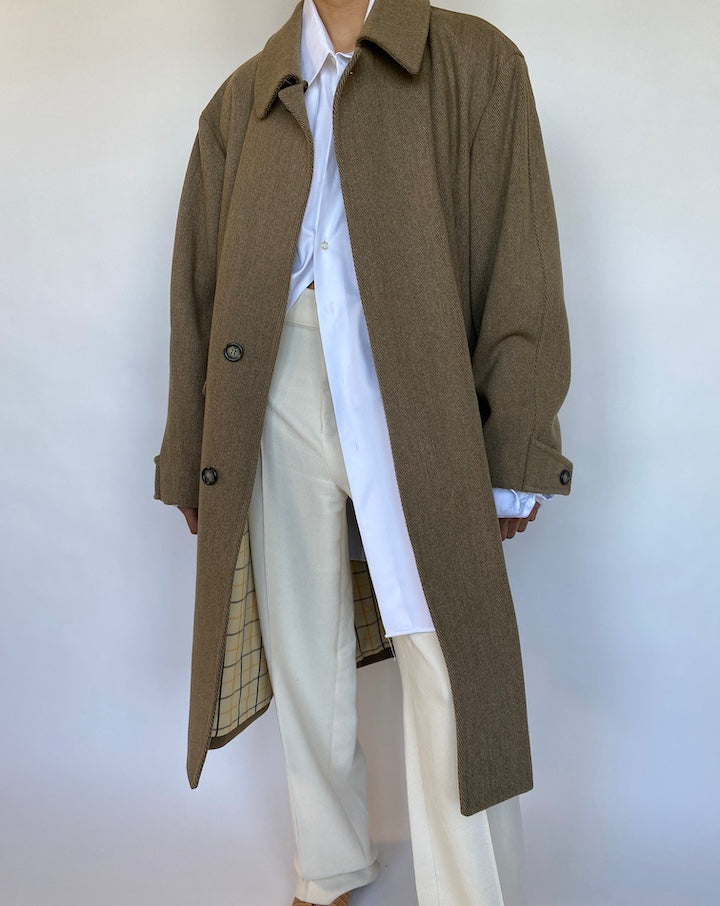 VINTAGE WOOL MIX COAT 569-5