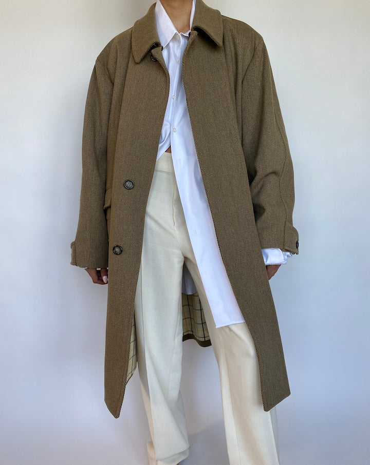 VINTAGE WOOL MIX COAT 569-6