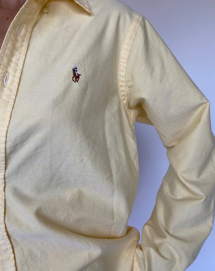 VINTAGE YELLOW RALPH LAUREN SHIRT 1090-2