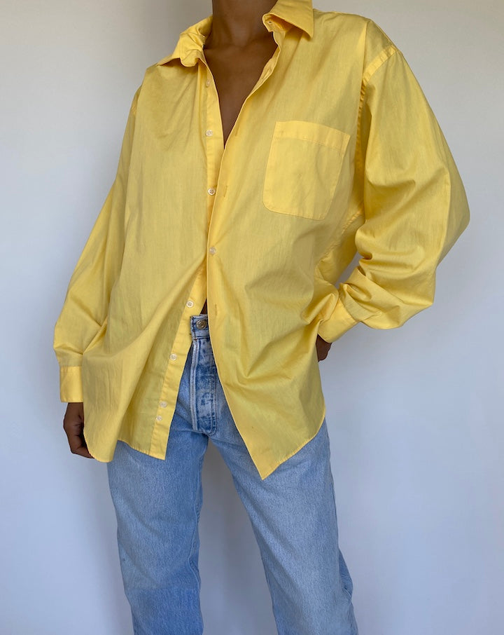 VINTAGE YELLOW SHIRT 998-2