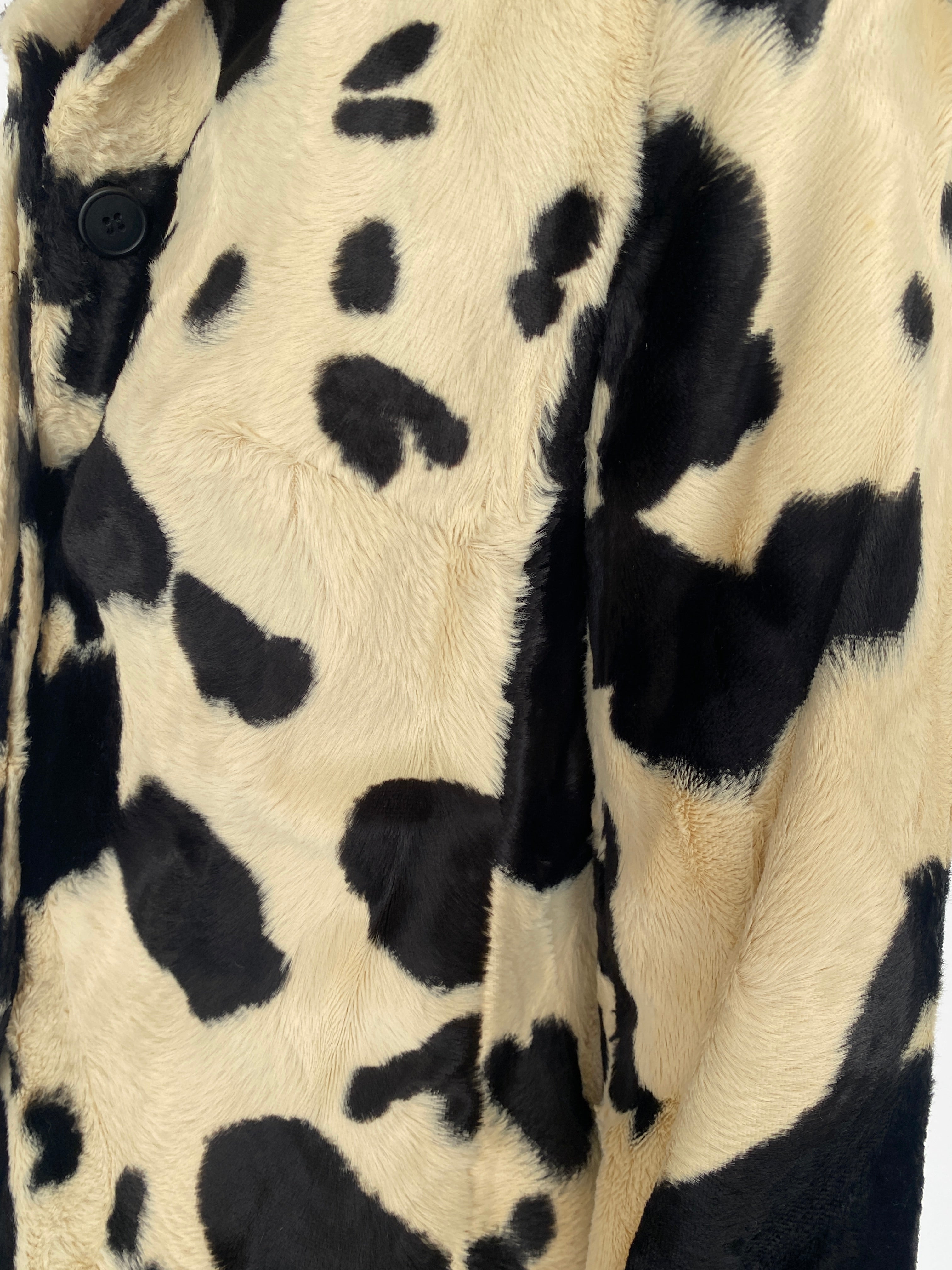 Vintage Faux Fur Jacket Leopard