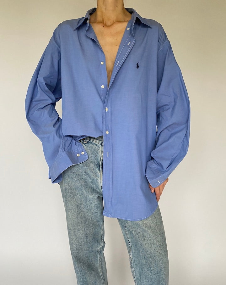 Vintage Blue Oversized Ralph Lauren Shirt 5308
