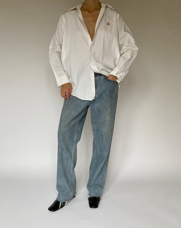 Vintage White Ralph Lauren Shirt 5307