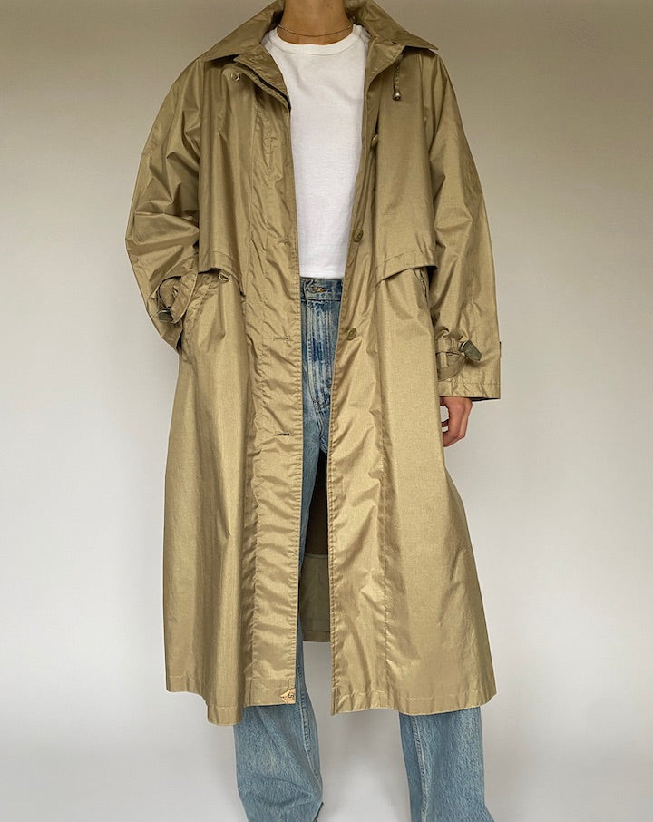 Vintage Long Beige Coat 5327