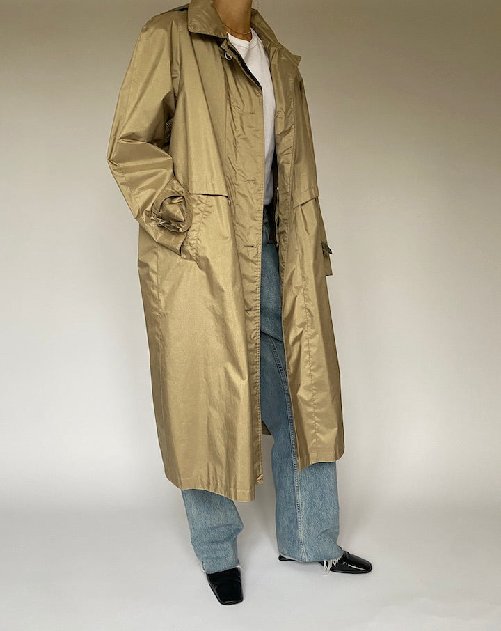 Vintage Long Beige Coat 5327