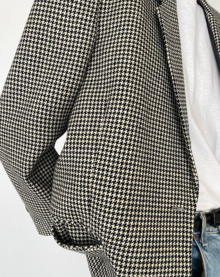 Vintage Houndstooth Blazer 5043