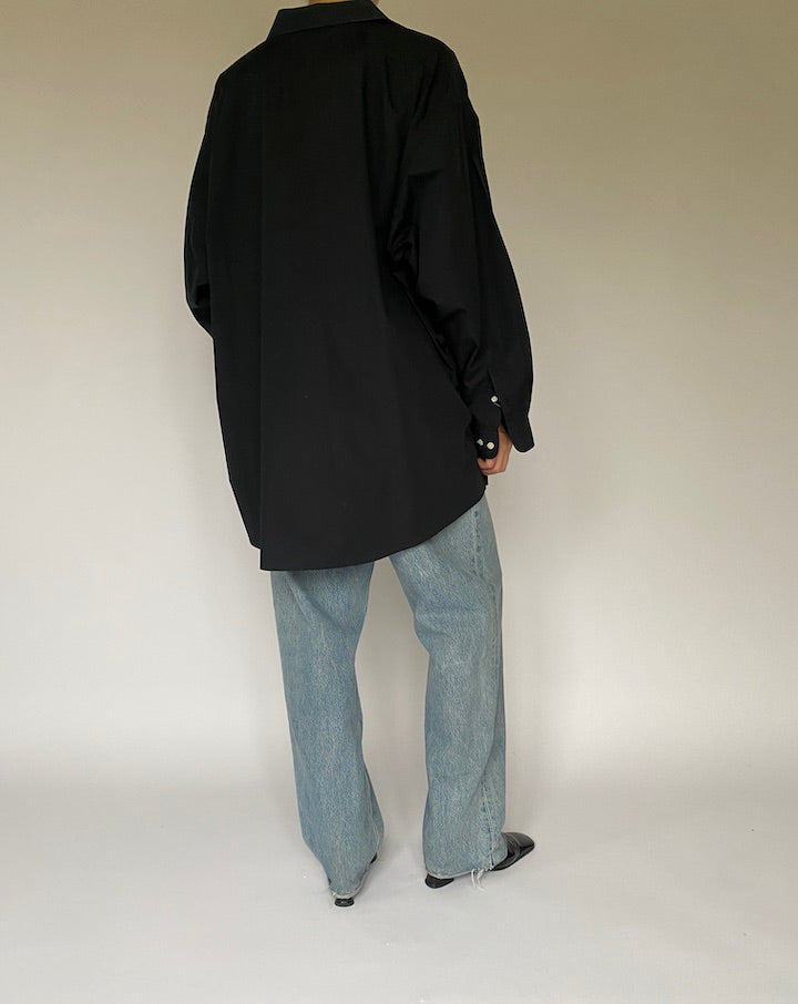 Vintage Oversized Black Shirt 5315