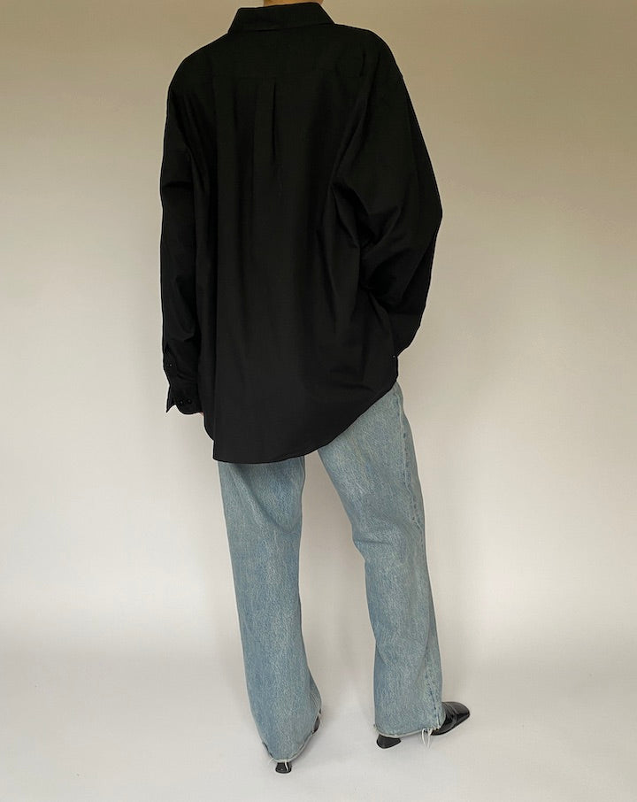 Vintage Oversized Black Shirt 5303
