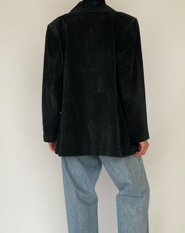 Vintage Black Leather Jacket 5105