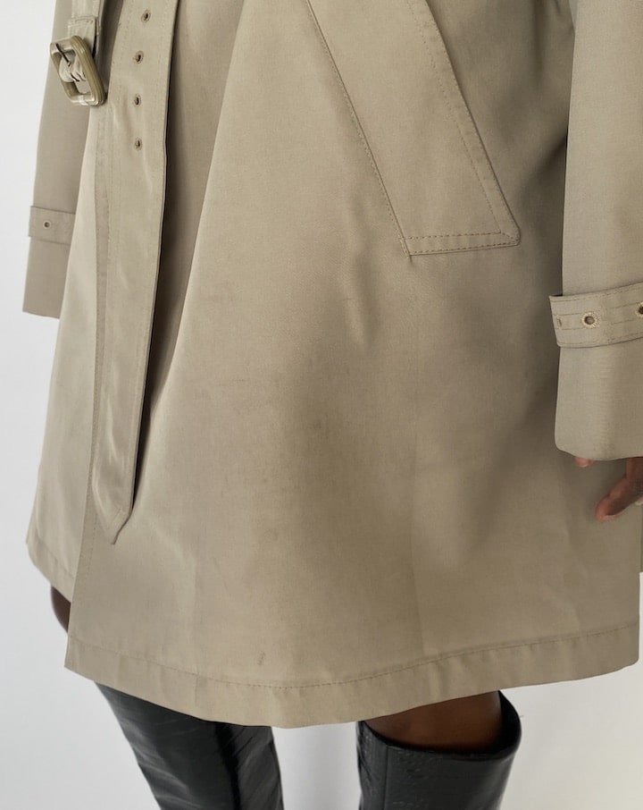 VINTAGE BEIGE TRENCH COAT 5179