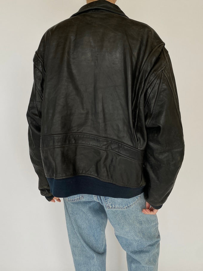 Vintage leather jacket 5471