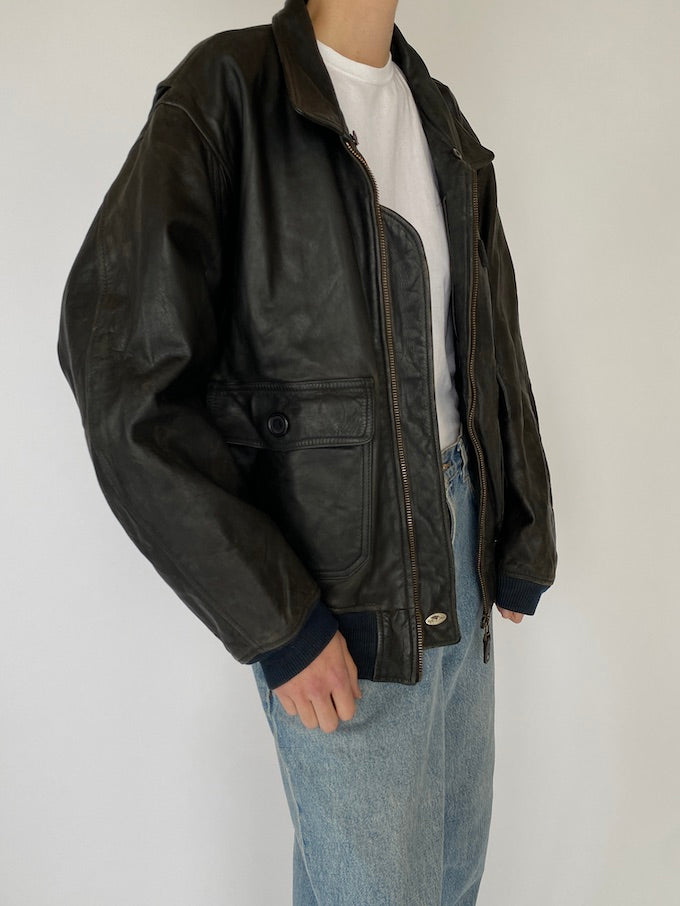 Vintage leather jacket 5471