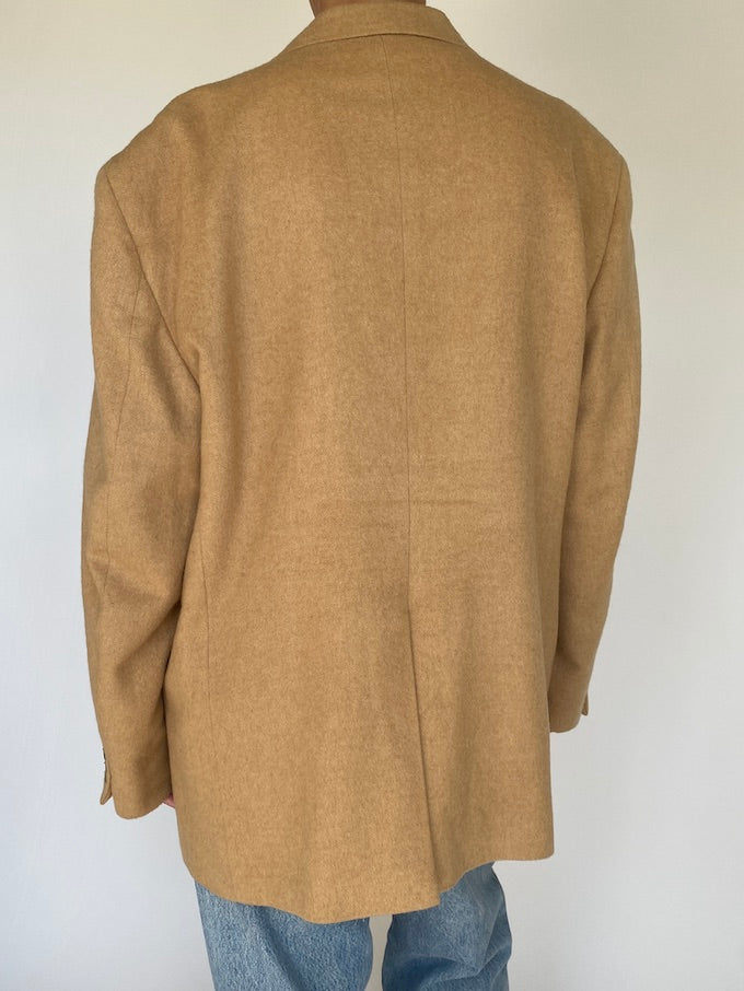 Vintage oversized blazer in camelhair 5624