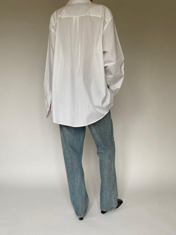 Vintage White Oversized Shirt 5304