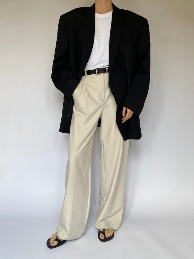 Vintage oversized blazer in black 5553