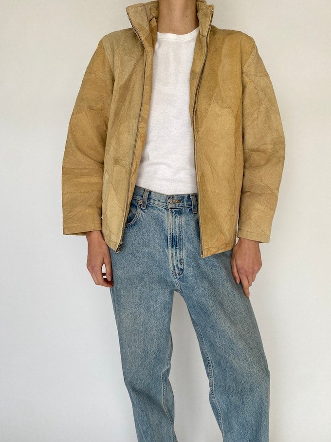 Leather jacket, vintage leather jacket, svc, shopvintagecollection