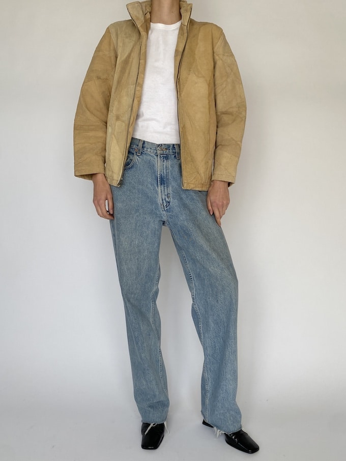 Leather jacket, vintage leather jacket, svc, shopvintagecollection