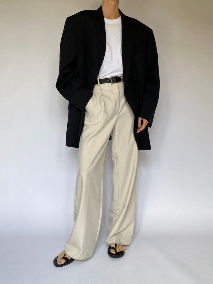 Vintage oversized blazer in black 5553