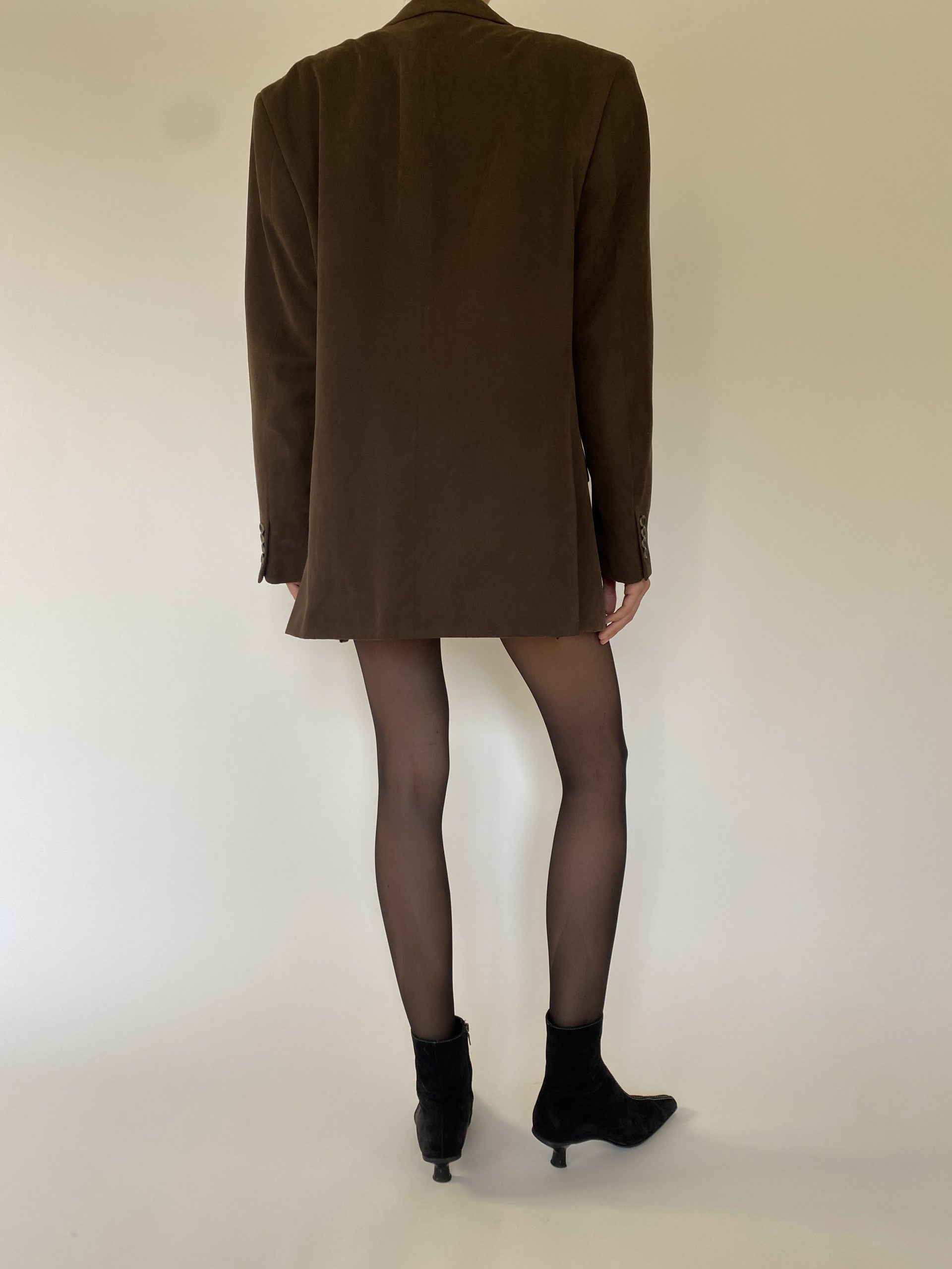 Vintage oversized blazer in brown 5734