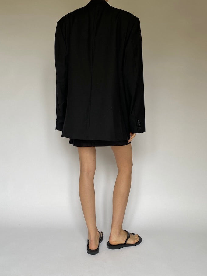 Vintage oversized blazer in black 5516