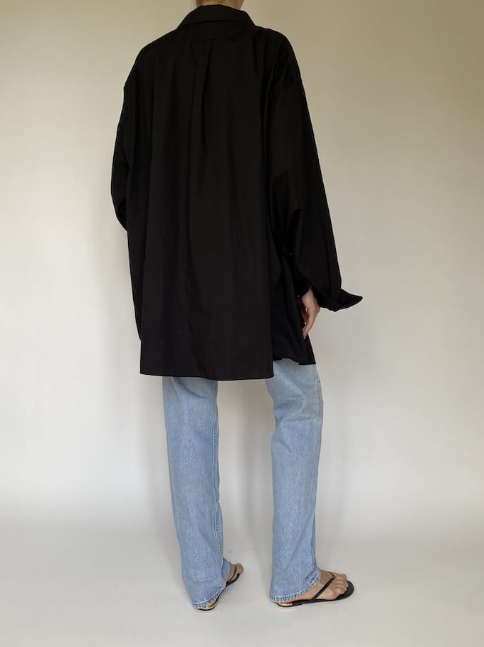 Vintage oversized black shirt 5561