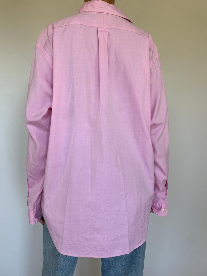 Vintage oversized Ralph Lauren shirt in pink 5661