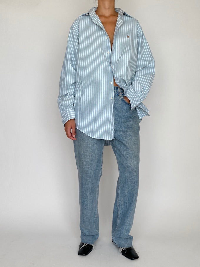 Vintage pinstriped Ralph Lauren shirt 5675