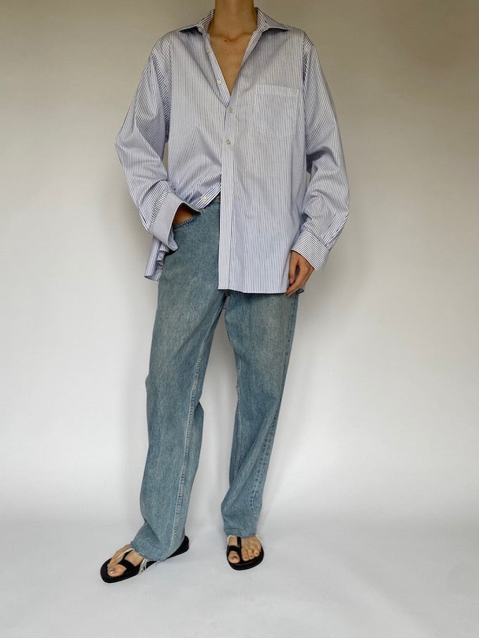 Vintage oversized striped shirt 5510