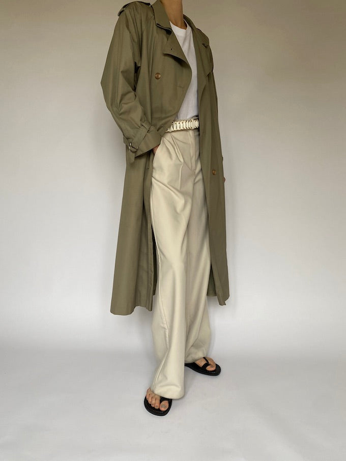 Vintage trench coat in beige 5489