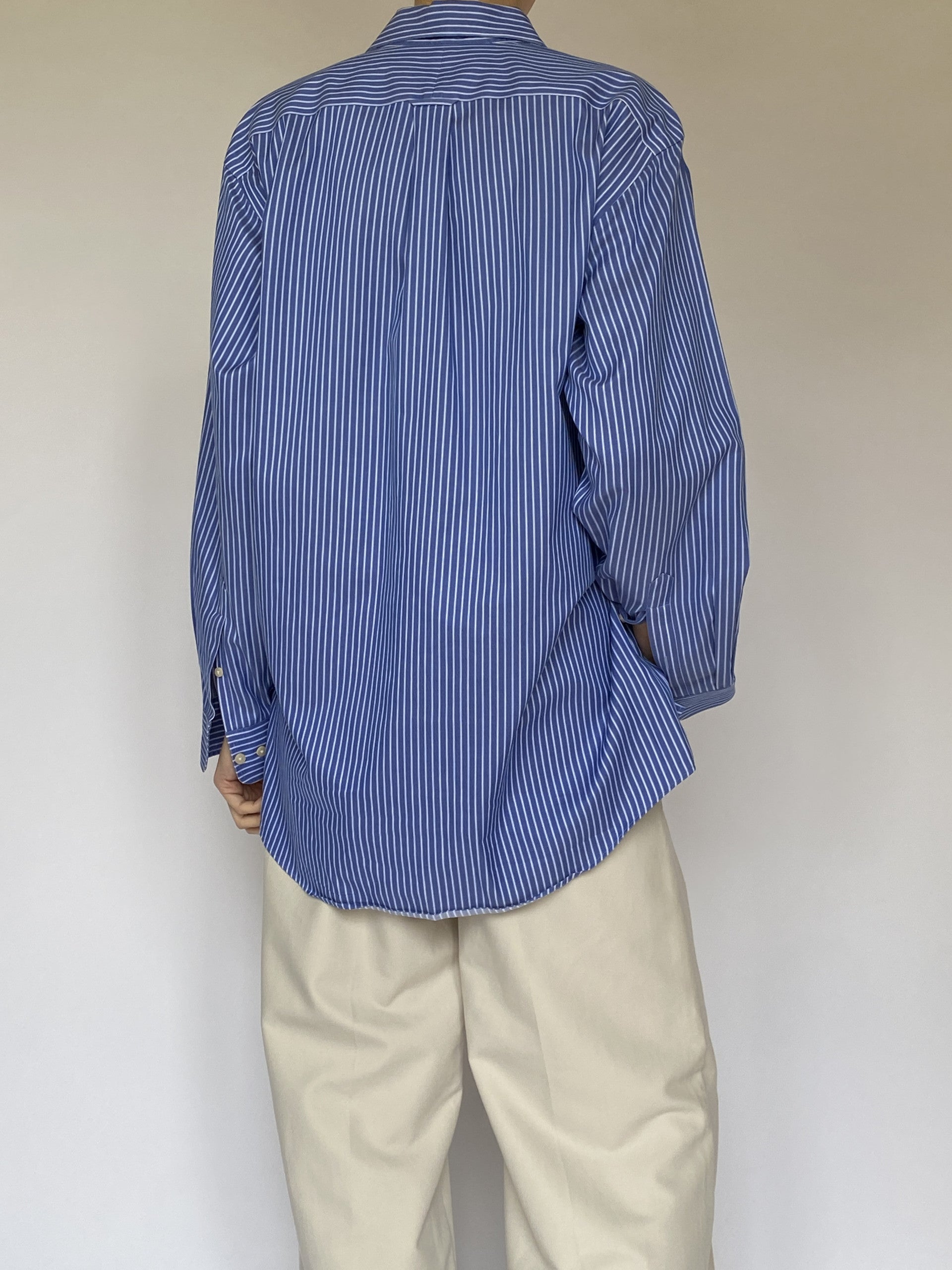 Vintage pinstriped oversized shirt 5549