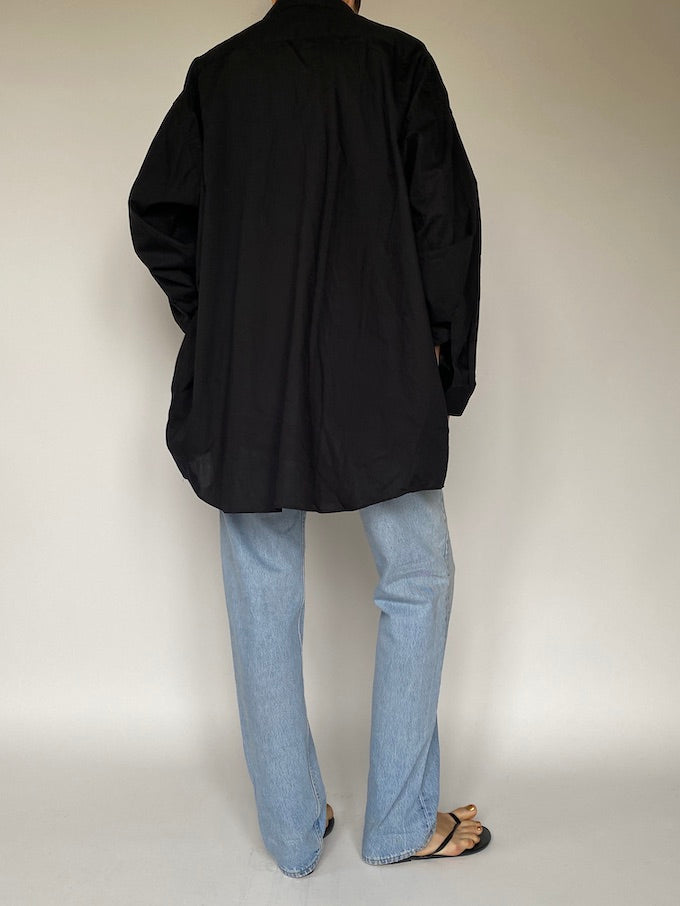Vintage oversized shirt in black 5594