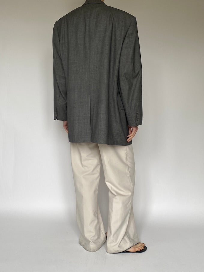 Vintage oversized blazer in grey 5577