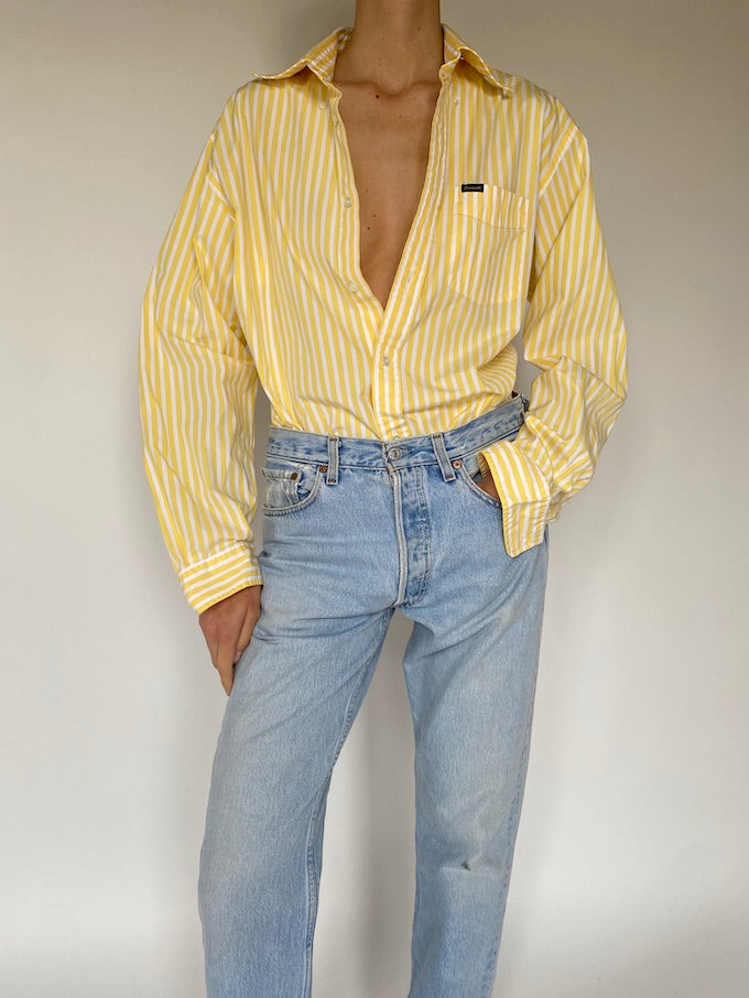 Vintage striped oversized shirt 5609