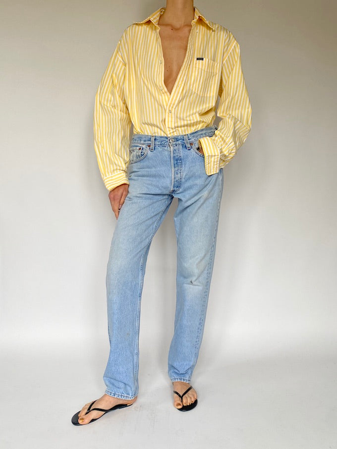 Vintage striped oversized shirt 5609